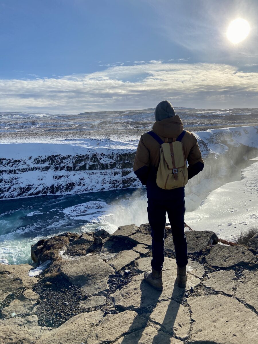 Ice covered landscape