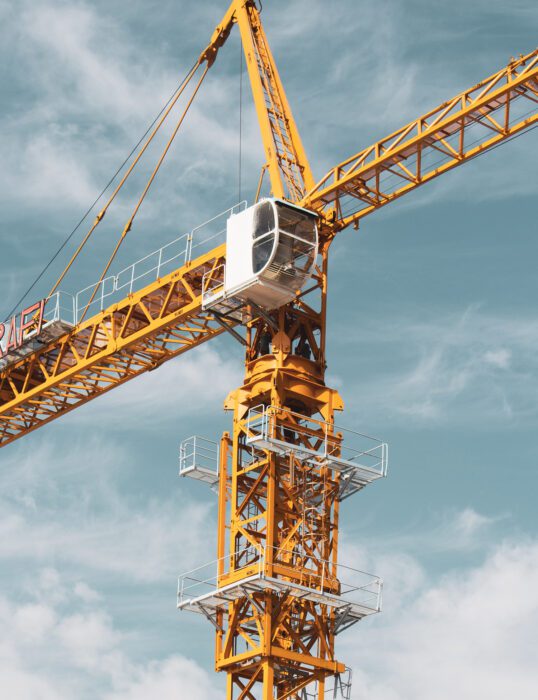 Yellow crane