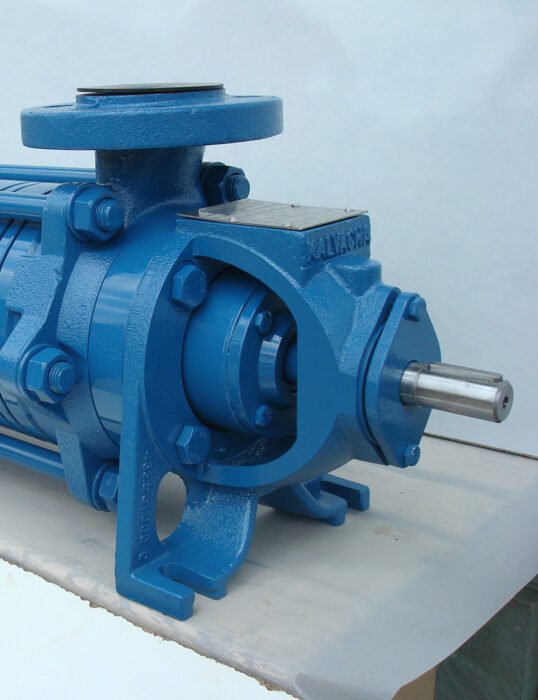 Blue industrial equipment
