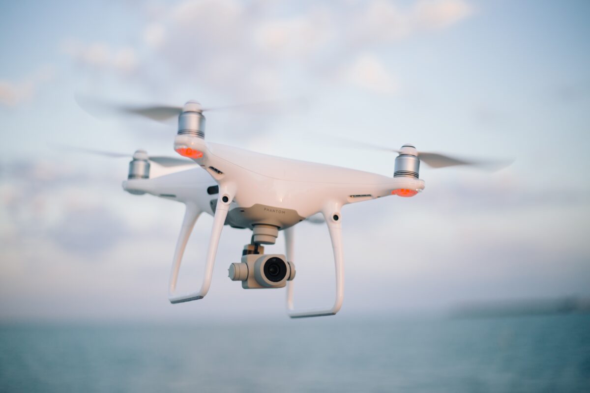 Drone hovering