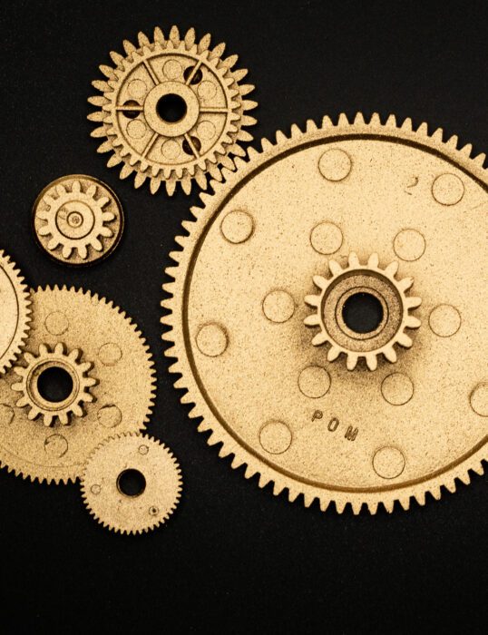 Cogs of different sizes