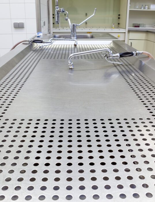 Mortuary table